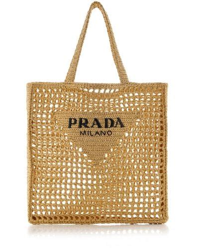 straw prada beach bag|designer Prada beach bag.